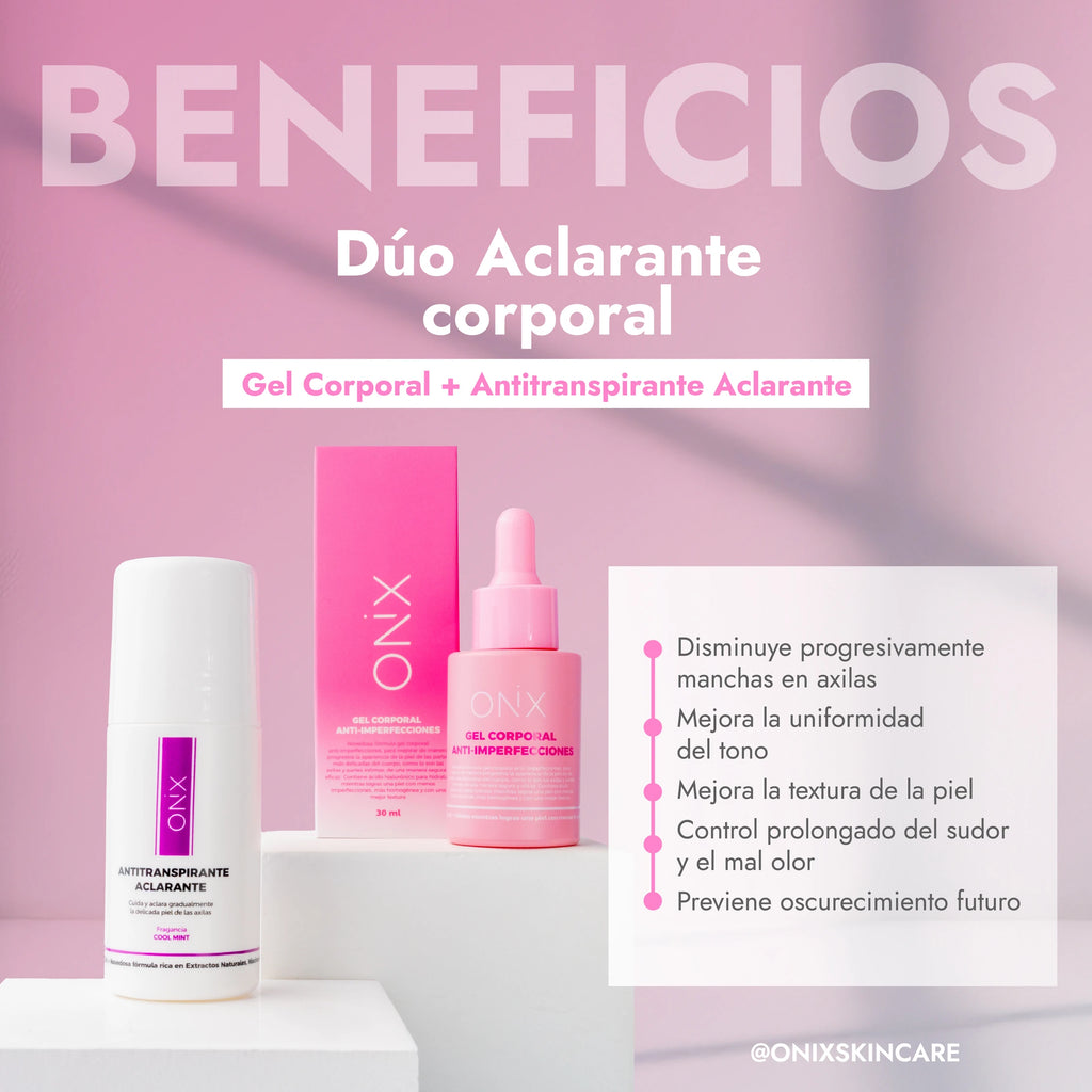 DÚO CORPORAL ACLARANTE | ACLARA EL TONO DE TU CUERPO Y AXILAS