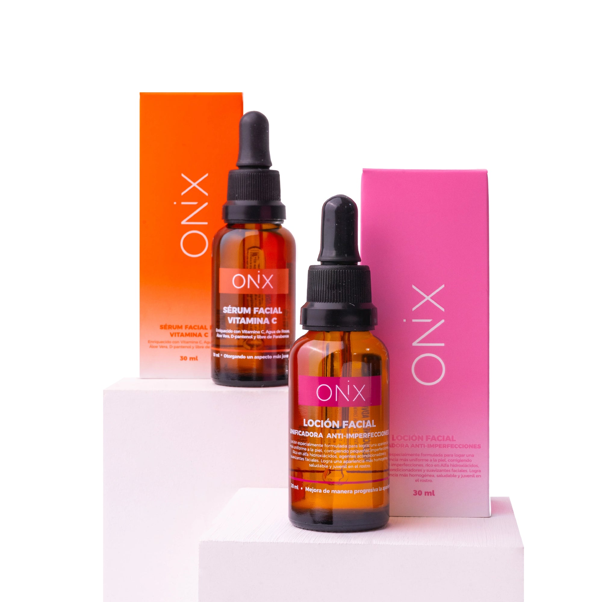 DÚO BYE MANCHAS | UNIFICAR TONO + BRILLO - Onix Skincare