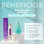 DÚO MIRADA DEFINIDA | SÉRUM ANTIOJERAS + FORTALECEDOR DE CEJAS - Onix Skincare